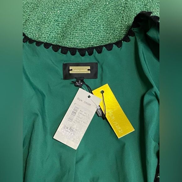 Alexia Admor Zayla Long Sleeve Button Front Tweed Dress size 4 - Picture 12 of 13